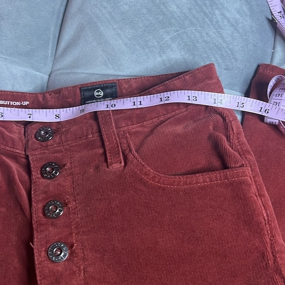 “AG: Adriano Goldschmied-The Isabelle Button Up Corduroy Pants size 27R” - Picture 3 of 9